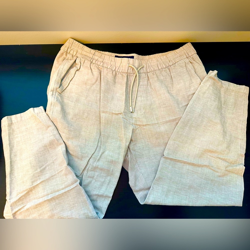 EUC Men’s Abercrombie Drawstring Linen Pants/Joggers. Size XL.